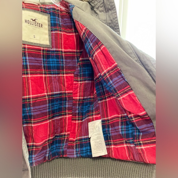Hollister yet army gray jacket, Size Small (S) - Picture 3 of 10